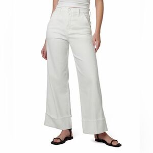 Joe's Jeans Off-White Wide Leg Flare Jeans